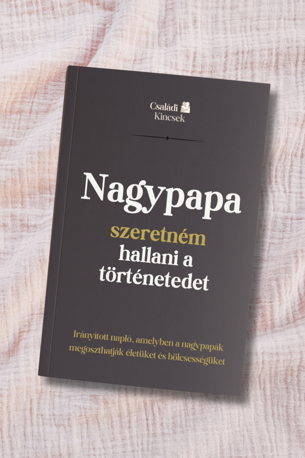 Nagypapa emlékei – Vezetett napló 💙 BLACK FRIDAY AKCIÓ 💙
