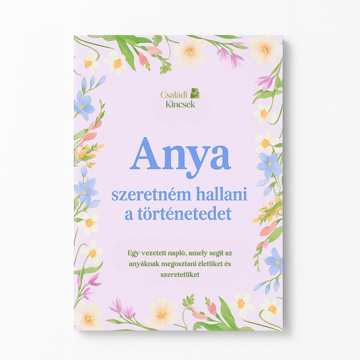 Anya emlékei – Vezetett napló 🩷 –50% ANYÁK ÉS APÁK NAPJÁRA 🩷