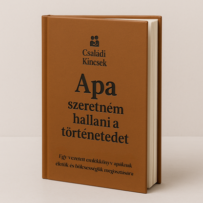 Apa emlékei – Vezetett napló 🤎 BLACK FRIDAY AKCIÓ 🤎