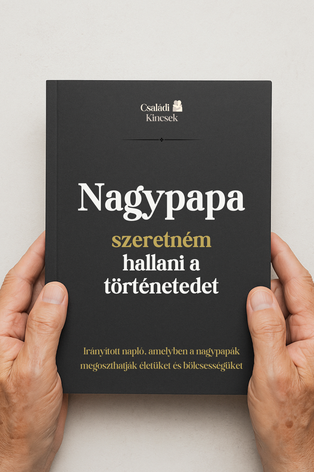 Nagypapa emlékei – Vezetett napló 💙 BLACK FRIDAY AKCIÓ 💙